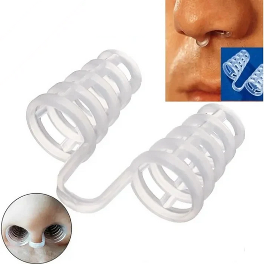 Cono Nasal Antirronquidos Detener la Respiración Pinza de Nariz Salud del Sueño Dormir
