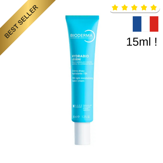 Bioderma Hydrabio sérum serum booster d'hydratation 72h hydratant 15ml petit for