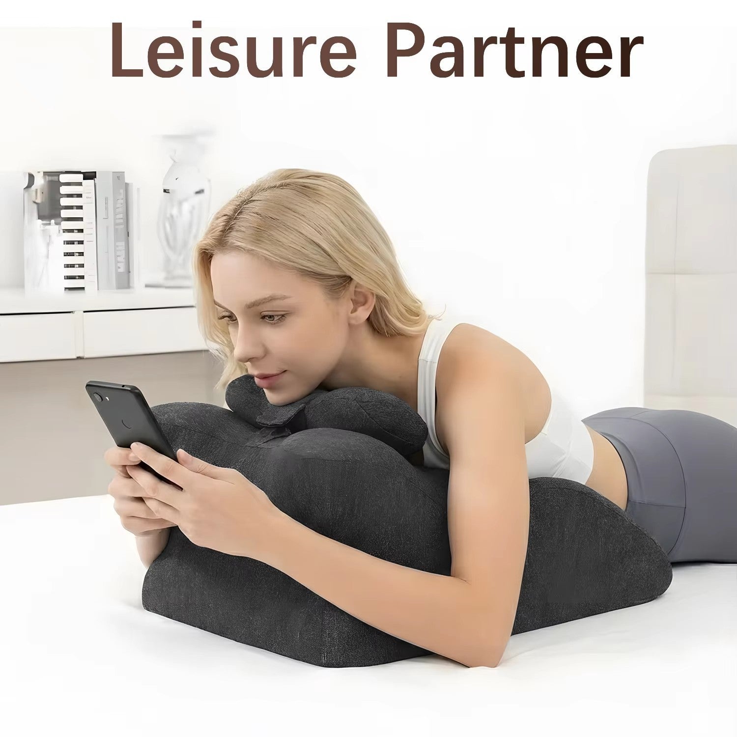 Sweet Spot Couple Pillow Couple Pillow Hip Pad Wedge Pillow Memory Foam 27°Angle