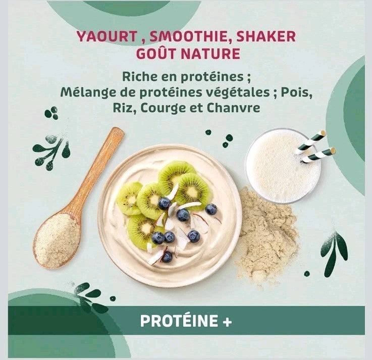 GAYELORD HAUSER – Poudre de Protéines Végétales Bio – 200 g  - 16g DE Protéines 