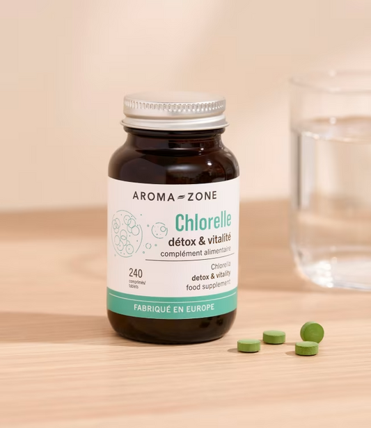Chlorelle BIO 240 comprimés – Détox Vitalité Immunité – 100% Naturelle Vegan
