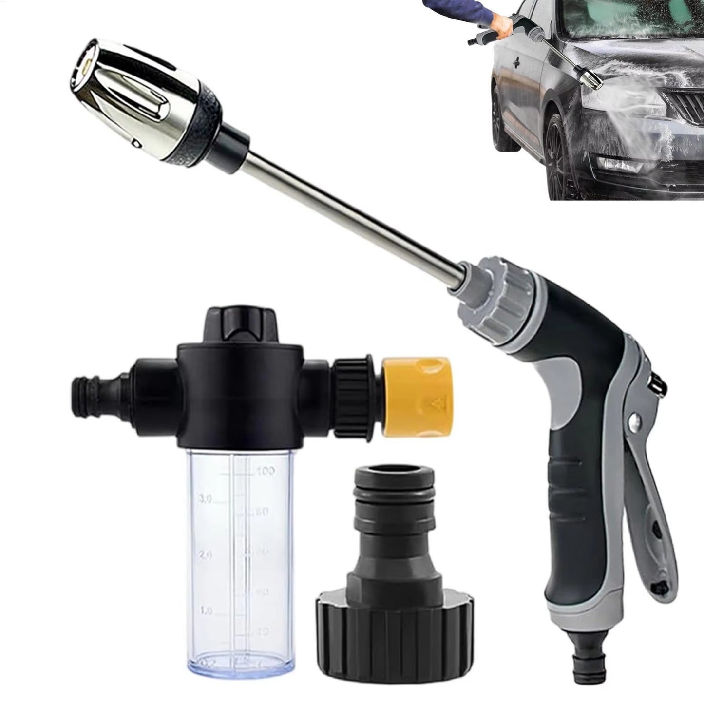 High Pressure Spray Water Guns Garden Watering Hose Nozzle Sprinkler Car Washing