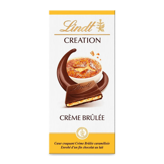 Lindt Création Chocolat au Lait Crème Brûlée – Tablette 150 g