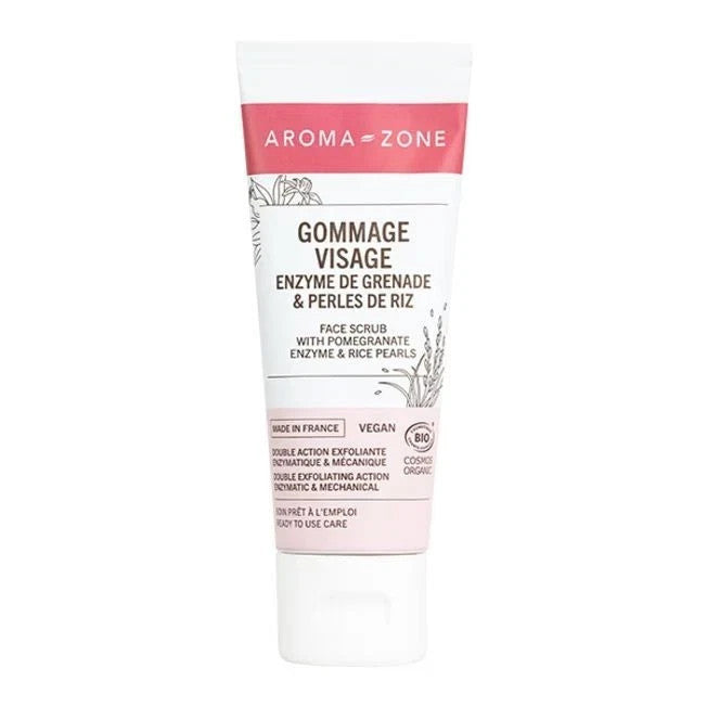 AROMA-ZONE Gommage visage Enzyme de grenade & perles de riz