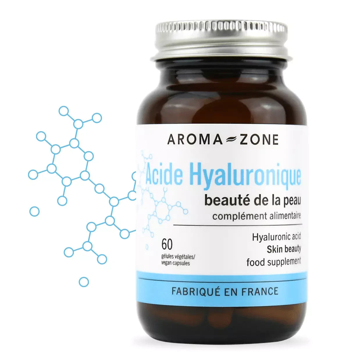 Acide hyaluronique Complément alimentaire pour une peau sublime - 60 gélules