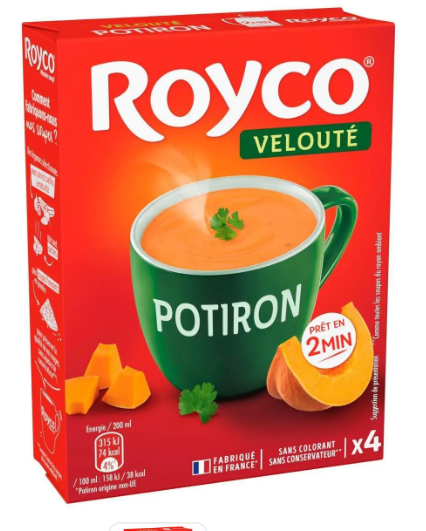 Royco - Velouté de potiron - 4 sachets instantanée