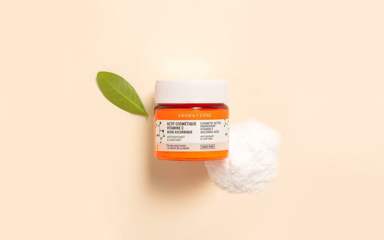 Aroma-zone Actif Vitamine C éclat du teint et blanchissant, teint terne 20g