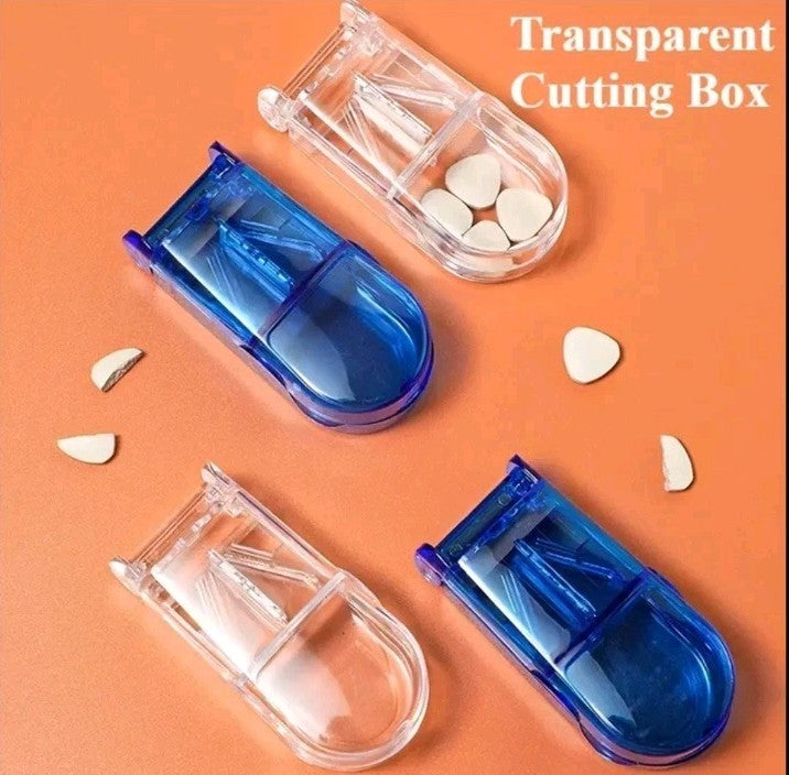 💊 Coupe-Comprimé Médicament Bleu – Pratique, Précis et Compact ! 💊 Maison