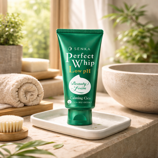 Senka nettoyant visage perfect whip apaisant & hydratant Mousse Nettoyante Japon