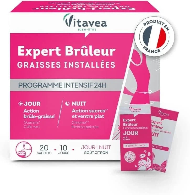 Vitavea Préparation minceur Expert Brûleur graisses installées Ventre plat Fr