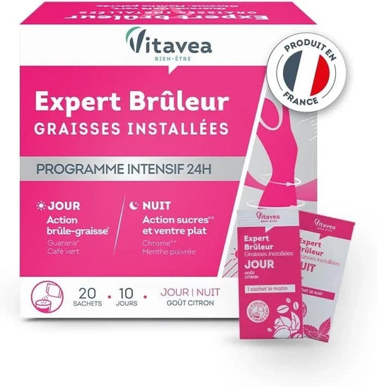 Vitavea Préparation minceur Expert Brûleur graisses installées Ventre plat Fr