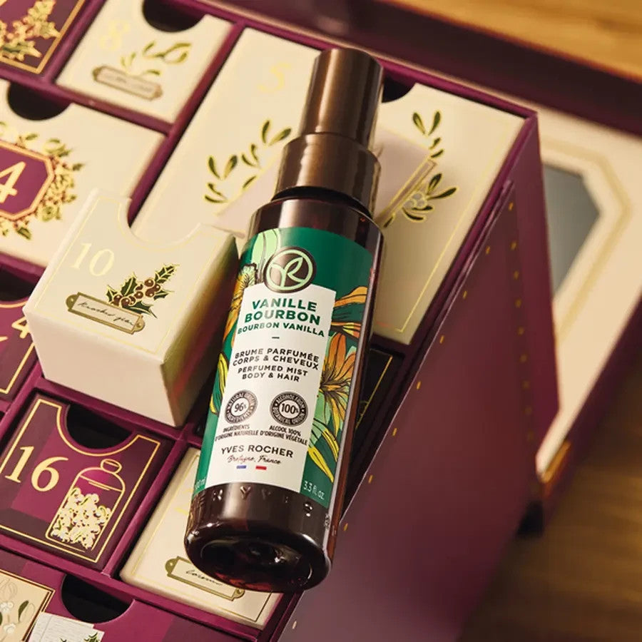 Yves Rocher Calendrier de l'Avent Premium 24 Soins Beauté Écrin Coffret Noël