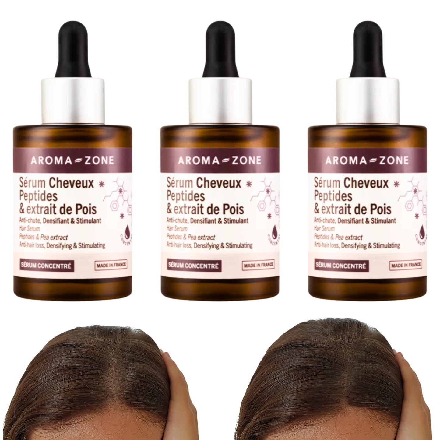 Sérum Anti-Chute Cheveux | Fortifiant & Densifiant Peptides Naturels - 50ML 🌿