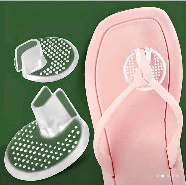 2pcs Protection sandales Tong Coussin de Silicone Gel Pads Protecteur d'orteil