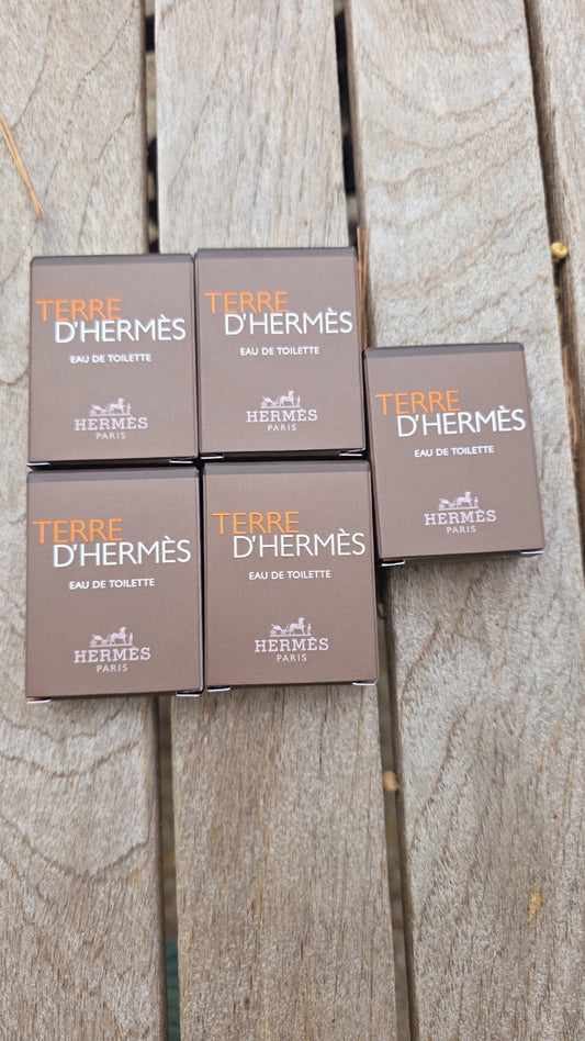 TERRE D' HERMES - PARFUM 5ML X 5 de HERMES - Neuve - Original - France