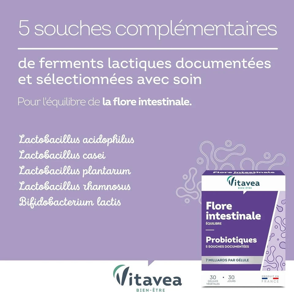 Vitavea - Suprabiotique® Probiotique Flore Intestinale Equilibre du Microbiote