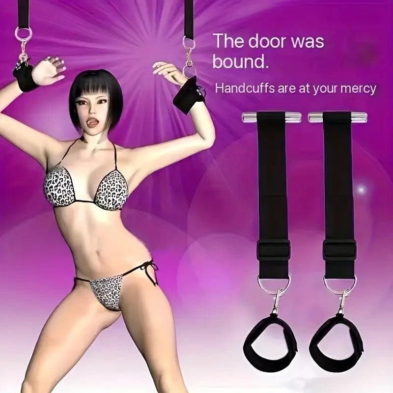 ATTACHES MENNOTES PORTES RÉSTRICTION JEU ÉROTIQUE ADULTE BONDAGE FÉTICHE BDSM