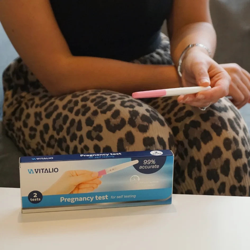 Lot 2 tests grossesse, test ultra précoce, résultat en 5min, 99% efficacité