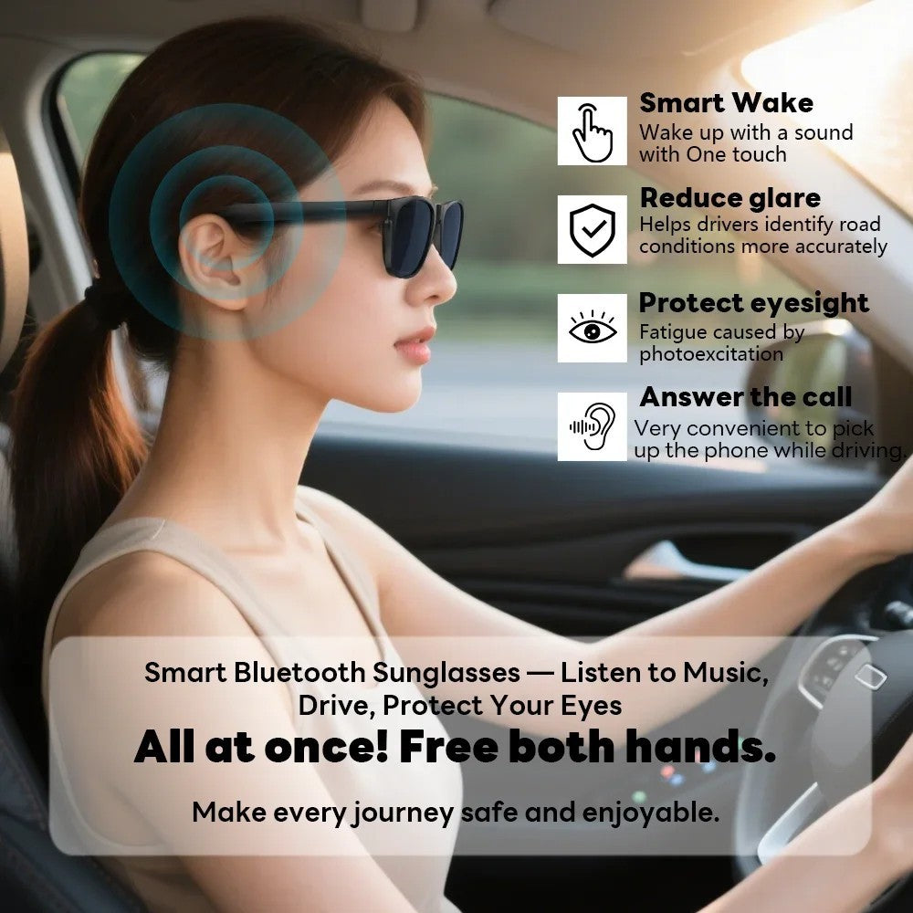 AI Smart Glasses Real-Time Translation hd Camera Image Recognition 8k HD Video