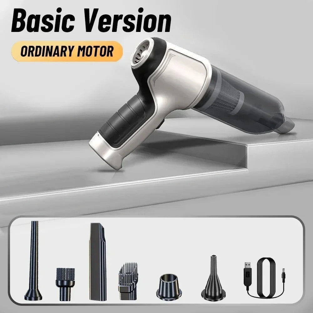 Aspirateur de voiture sans fil 95000Pa forte aspiration Machine de nettoyage 