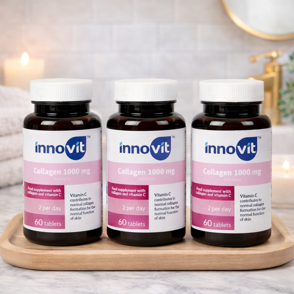 INNOVIT COLLAGÈNE 1000 MG COMPLÉMENT ALIMENTAIRE VITAMINE C ANTI-AGE LOT DE 3