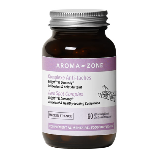 Aroma-Zone Vegan complément Anti-taches 60 Gélules Belight Damasty Vitamine C