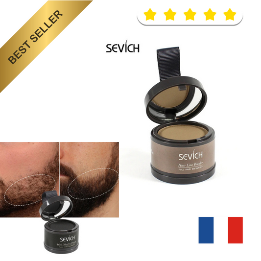 Sevich Poudre de Cheveux / barbe Densifiante Calvitie Fibers - teinte chatain