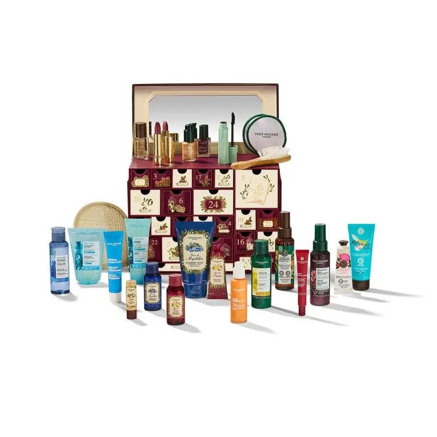 Yves Rocher Calendrier de l'Avent Premium 24 Soins Beauté Écrin Coffret Noël