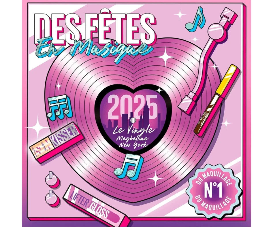Calendrier de l’Avent Beauté 2025 MAYBELLINE Maquillage Femme 24 Surprises exclu