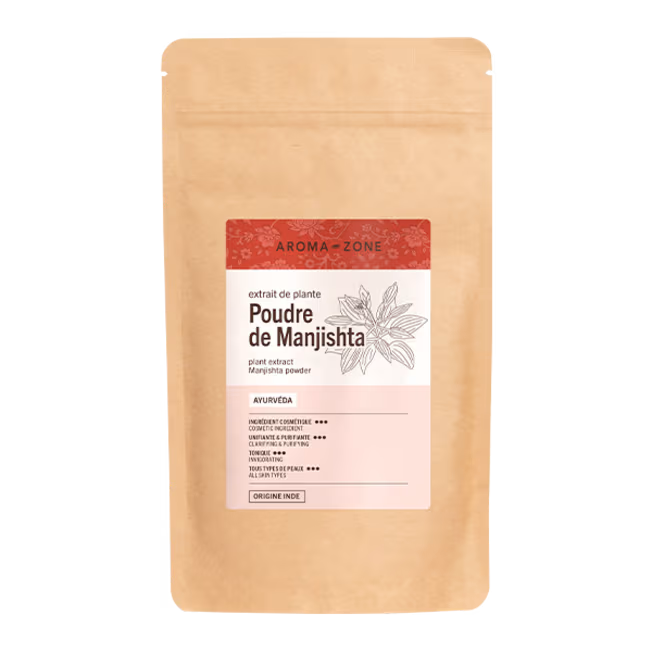 Poudre aroma-zone de Manjishta Anti-âge & purifiante impuretés rides taches