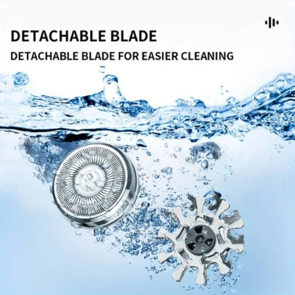 Mini Rasoir Électrique Voyage Autonomie Digital Recharge USB Idée Cadeau Homme