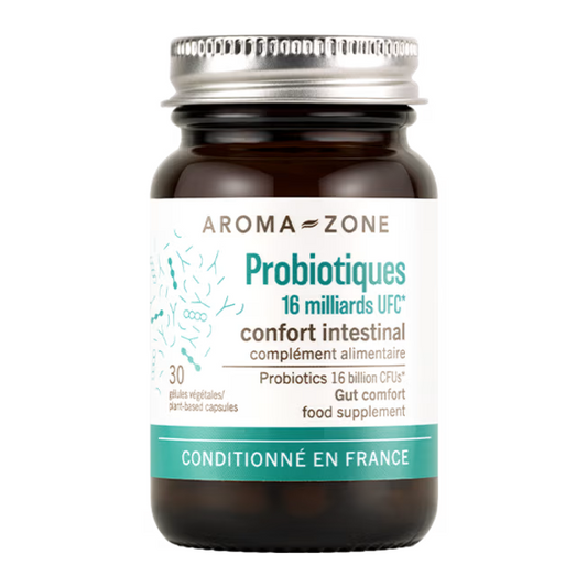 Probiotiques Confort intestinal - 30 gélules - Complément alimentaire aroma-zone