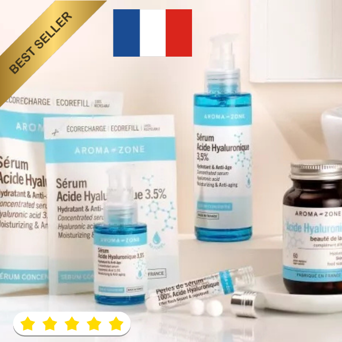Aroma-zone Sérum concentré d'Acide hyaluronique 3,5% hydratation anti âge 100ml