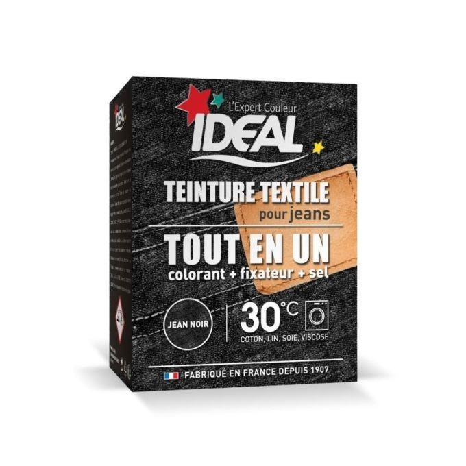 Ideal Teinture Textile Tout en un 230 g pour jean colorant pour vêtements