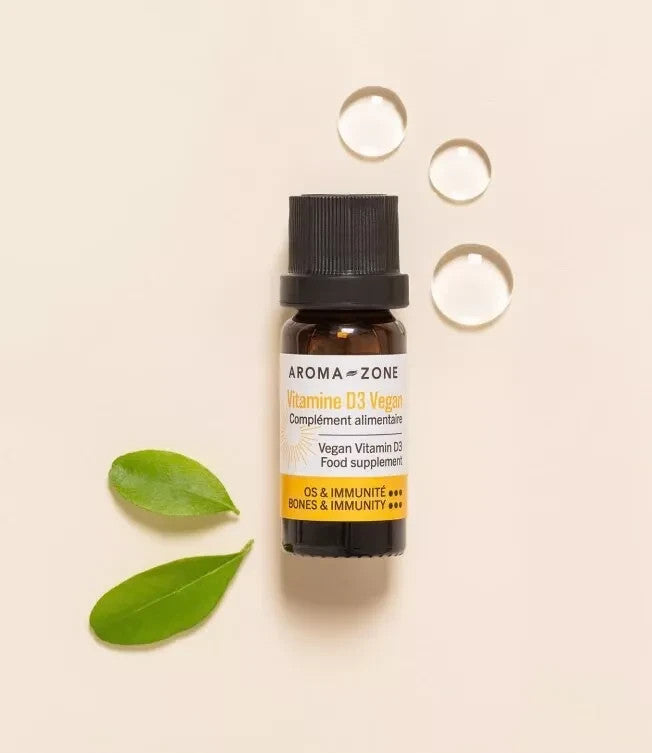 Vitamine D3 Vegan - 10ML - Complément alimentaire - calcium - intestin -