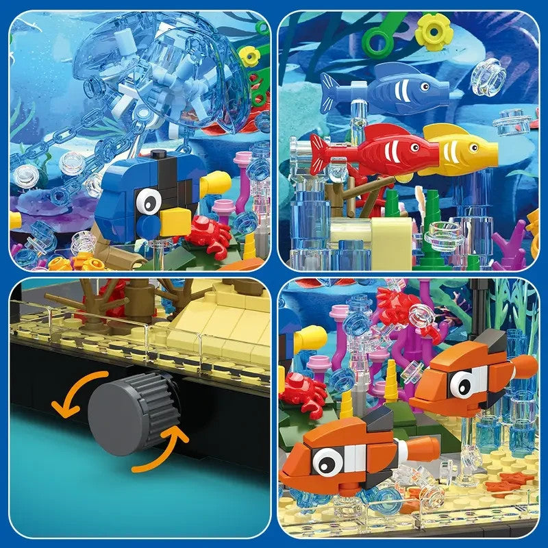 Jeux Assemblage Décoration Style aquarium, poisson, Jeux Adultes Et Enfant