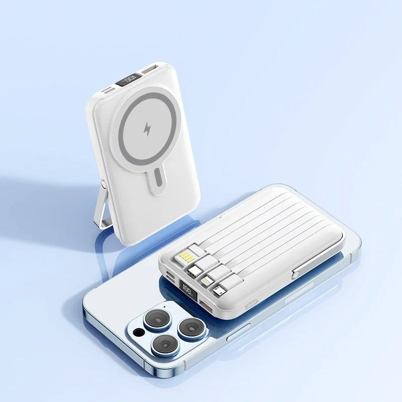 Portable Magnetic Power Bank Wireless Charger for iPhone Xiaomi Fast Charge lot