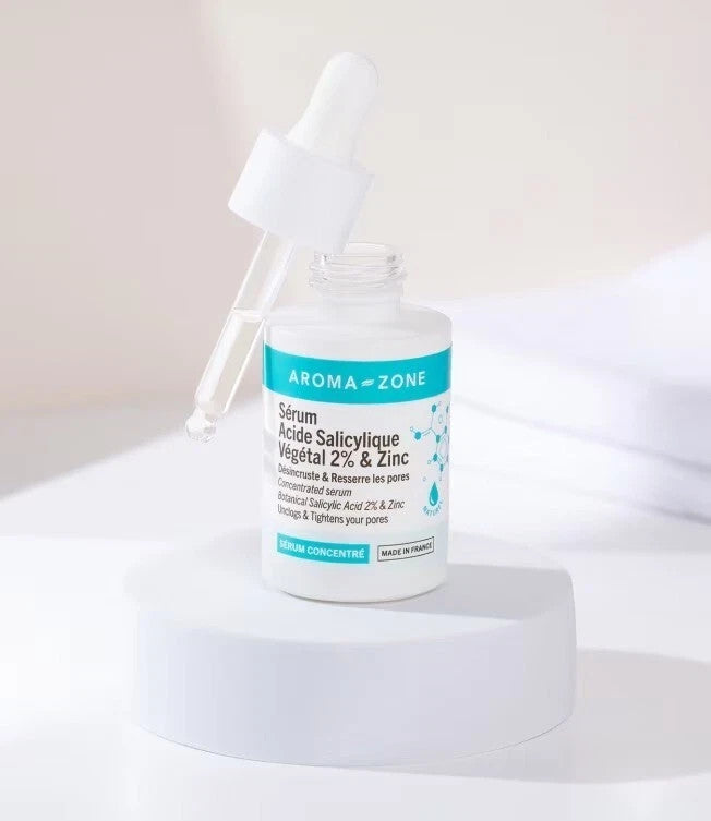 Sérum concentré Acide Salicylique 2% & Zinc - imperfections - pores - peau nette