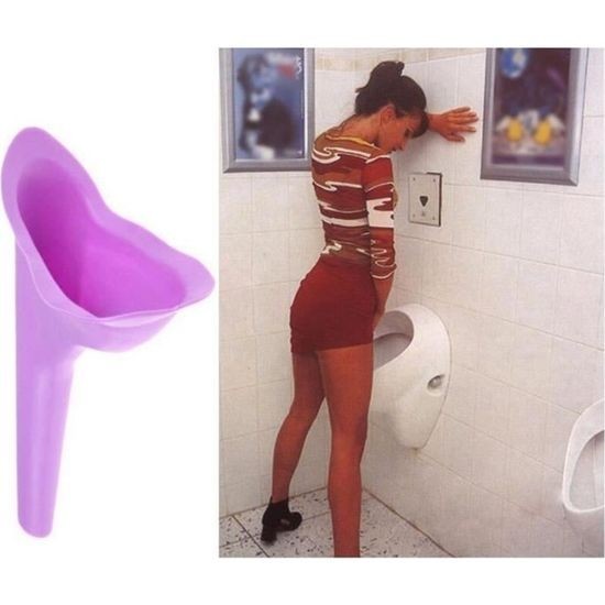 Pisse debout urinoir feminin Pipi Voyage Vacances Déplacement Pratique Silicone 