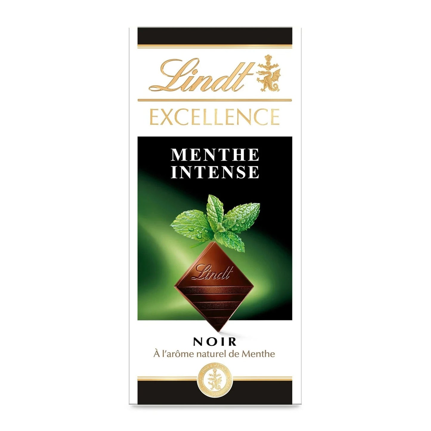 Tablette de Chocolat Noir Excellence Menthe LINDT La tablette de 100g