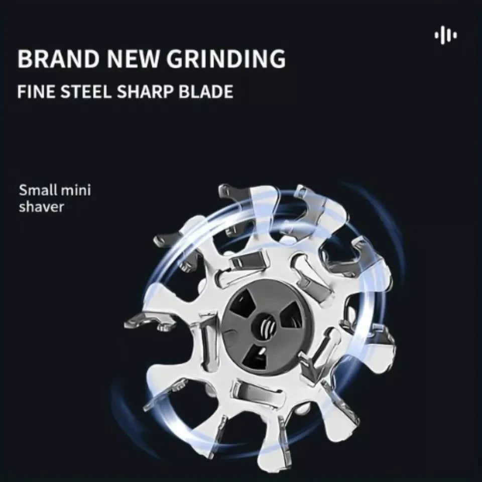 Mini Rasoir Électrique Voyage Autonomie Digital Recharge USB Idée Cadeau Homme