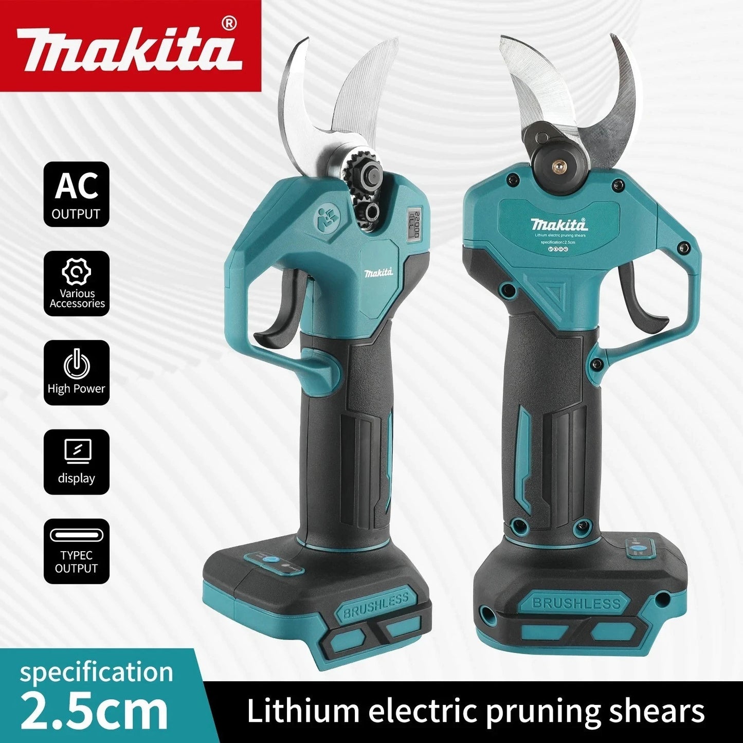 Makita 18v Professional Cordless Scissors Garden Pruning Shears Cutter Tool Only