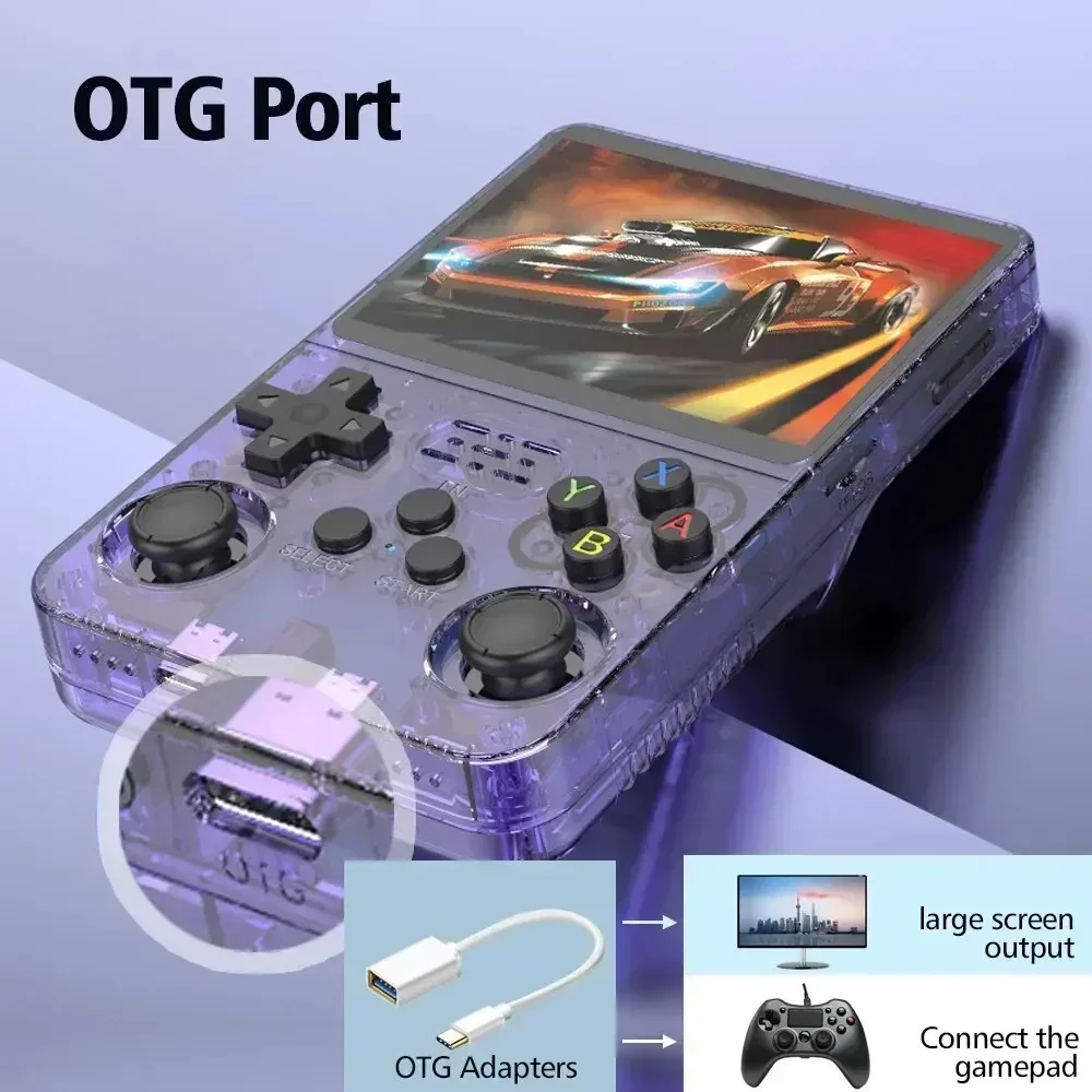 R36S Retro Handheld Game Gaming Console Linux System Handheld 64GB, 128GB, 264GB