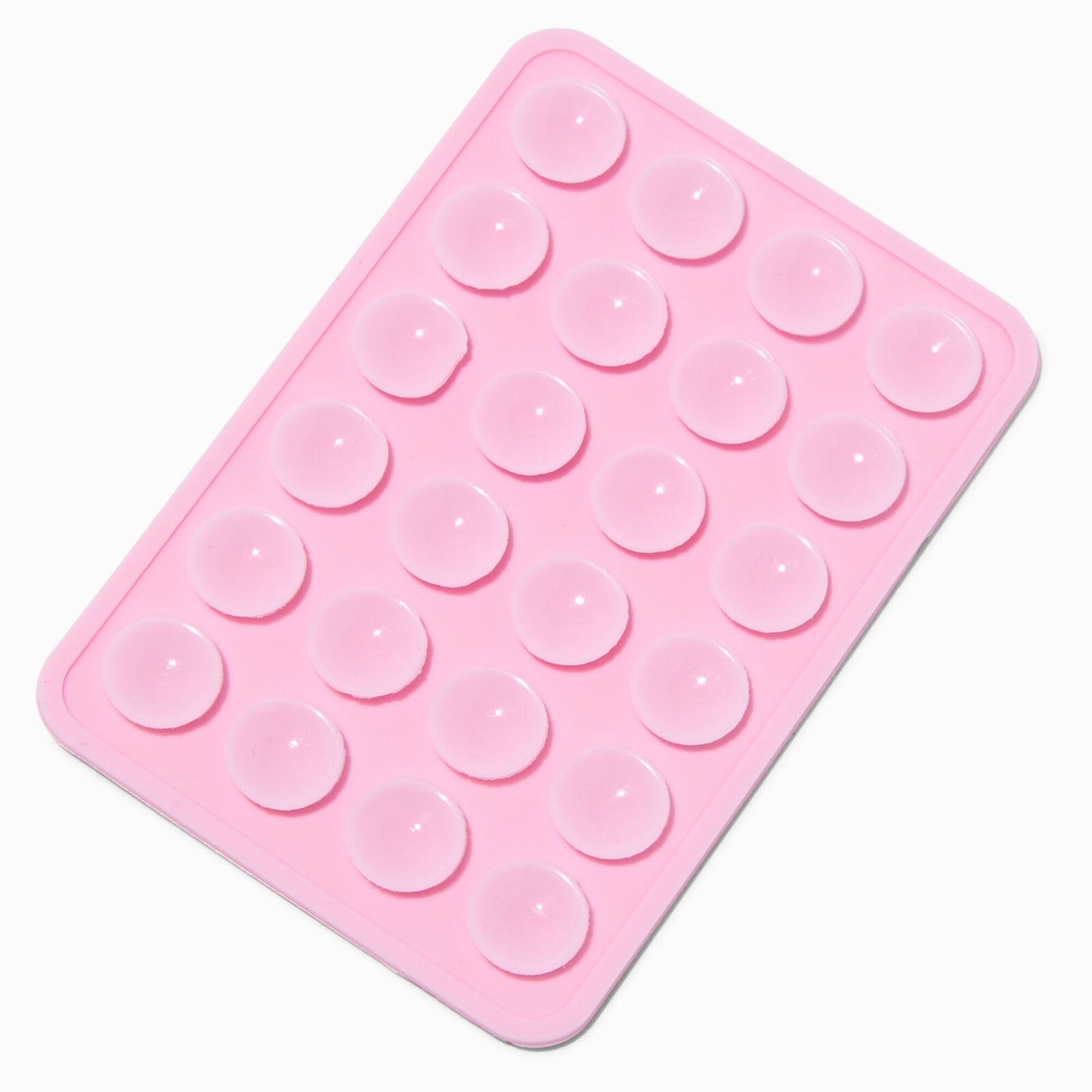 Support de Téléphone à Ventouse en Silicone Rose - Fixation Murale Antidérapante