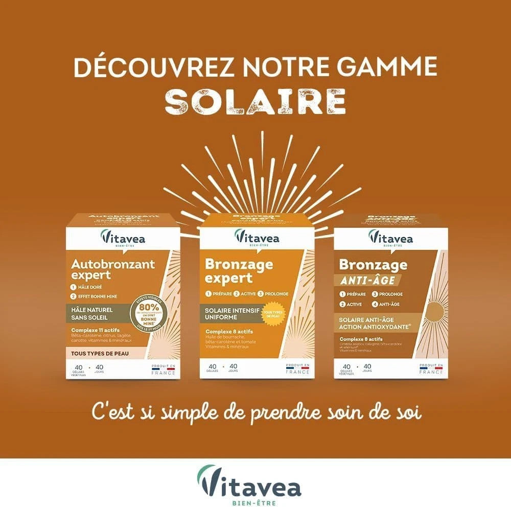 Vitavea - Bronzage Anti-Âge - Prépare, Active Et Prolonge Les Effets Du Soleil