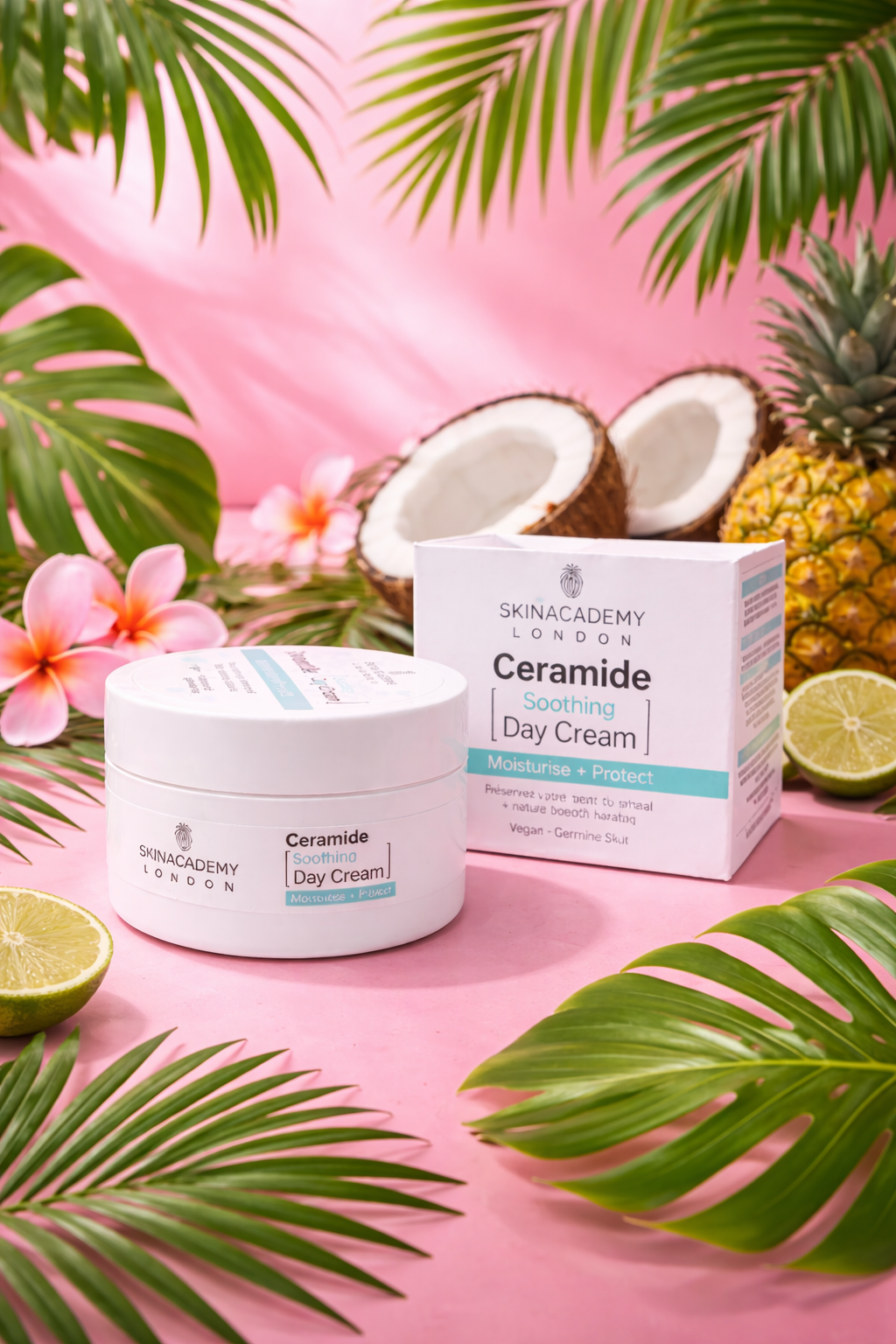 Skin Academy Ceramide Crème Jour Hydratante Peau Sensible Vegan 50ml theordinary