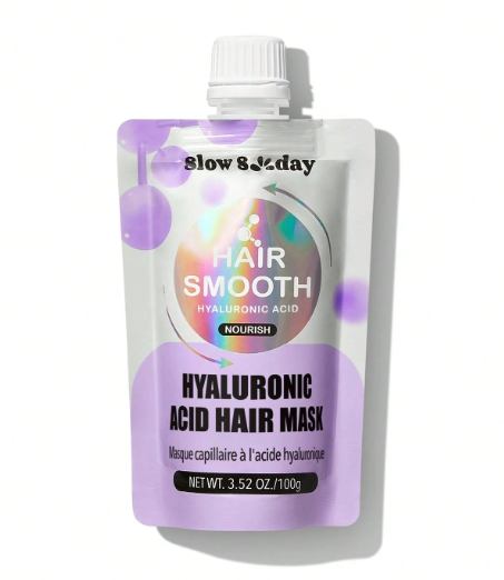 Masque cheveux à l'acide hyaluronique poche 100ml brillance douceur et réparatio