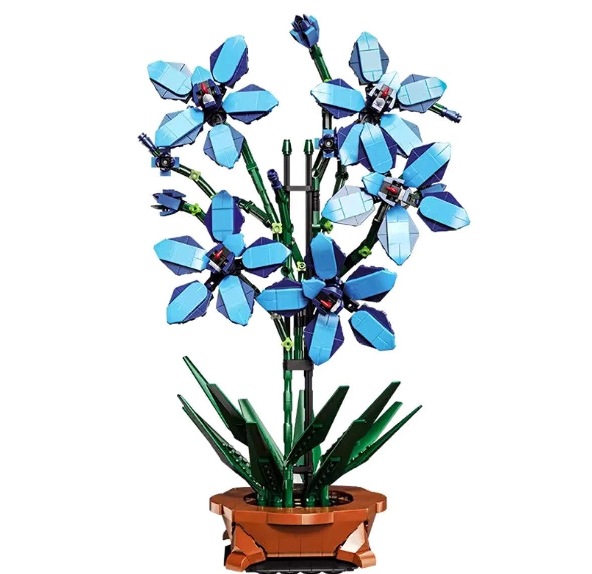 Jeux Assemblage Décoration  Fleurs Bouquet Bleu , Jeux Adultes Et Enfant