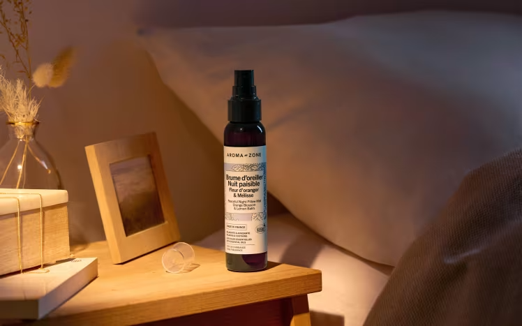Brume d'oreiller Nuit paisible Fleur d'oranger & Mélisse - Aroma-zone 100ml