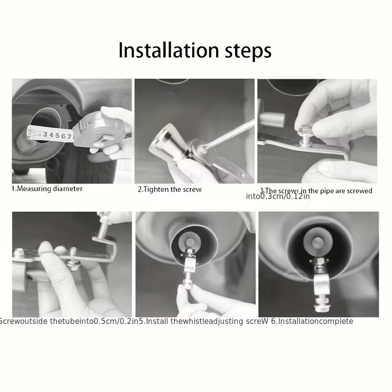 Amplificateur de Son pot d’Échappement Turbo Alliage d’Aluminium tunning sifflet